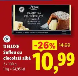 Lidl DELUXE Sufleu cu ciocolată albă Ofertă