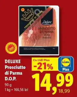 Lidl Deluxe Prosciutto di Parma D.O.P Ofertă