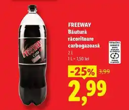 Lidl FREEWAY Băutură răcoritoare carbogazoasă Ofertă