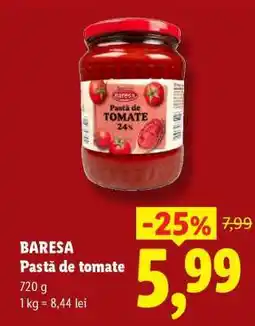 Lidl Baresa Pastă de tomate Ofertă