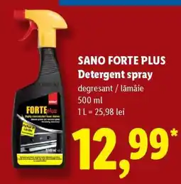 Lidl SANO FORTE PLUS Detergent spray Ofertă
