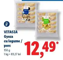 Lidl VITASIA Gyoza cu legume / porc Ofertă