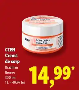 Lidl CIEN Cremă de corp Ofertă