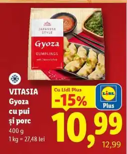 Lidl VITASIA Gyoza cu pui și porc Ofertă