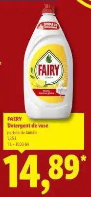 Lidl FAIRY Detergent de vase Ofertă