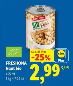 Lidl FRESHONA Năut bio Ofertă