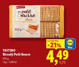 Lidl TASTINO Biscuiți Petit Beurre Ofertă