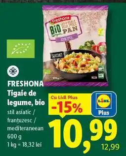 Lidl Freshona Tigaie de legume, bio Ofertă