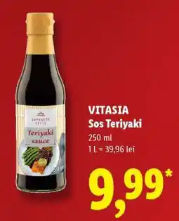 Lidl VITASIA Sos Teriyaki Ofertă
