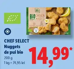 Lidl CHEF SELECT Nuggets de pui bio Ofertă