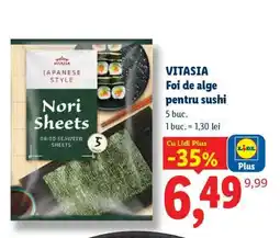 Lidl VITASIA Foi de alge pentru sushi Ofertă