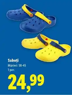 Lidl Saboți Ofertă