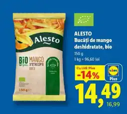 Lidl Alesto Bucăți de mango deshidratate, bio Ofertă