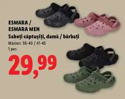 Lidl ESMARA / ESMARA MEN Saboti căptușiți, damă / bărbați Ofertă