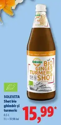 Lidl Solevita Shot bio ghimbir și turmeric Ofertă