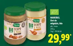 Lidl MARIBEL Unt de migdale, bio Ofertă