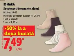 Lidl ESMARA Șosete antiderapante, damă Ofertă