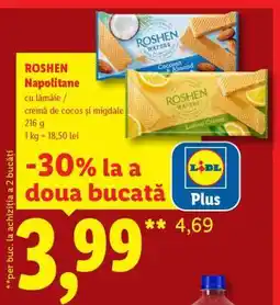 Lidl ROSHEN NAPOLITANE Ofertă