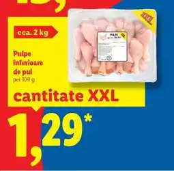 Lidl Pulpe inferioare de pui Ofertă