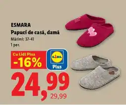 Lidl ESMARA Papuci de casă, damă Ofertă