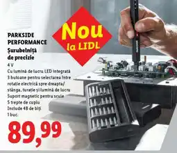 Lidl PARKSIDE PERFORMANCE Șurubelniță de precizie Ofertă