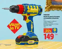 Lidl PARKSIDE Mașină de găurit și înșurubat Ofertă