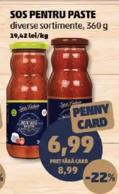 Penny Sos pentru paste Ofertă