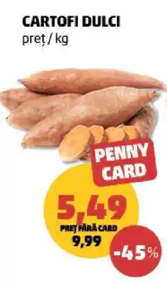 Penny CARTOFI DULCI Ofertă