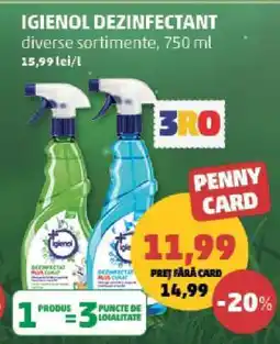 Penny IGIENOL Dezinfectant Ofertă