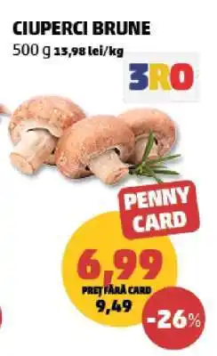 Penny Ciuperci brune Ofertă