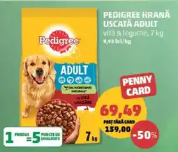Penny PEDIGREE HRANĂ USCATA ADULT Ofertă