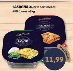 Penny LASAGNA diverse sortimente Ofertă