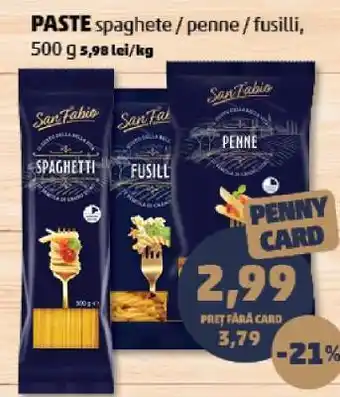 Penny San Fabio Paste Ofertă