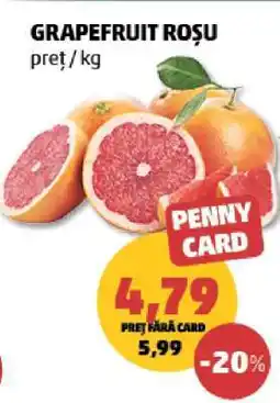 Penny Grapefruit roşu Ofertă