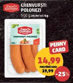 Penny Crenvurști Polonezi Ofertă