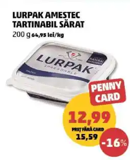 Penny Lurpak Amestec Tartinabil Sărat Ofertă