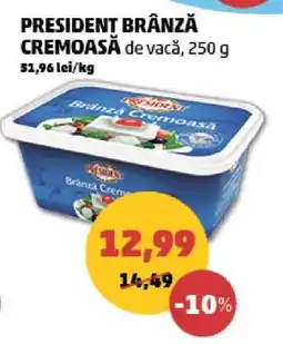 Penny PRESIDENT Brânză cremoasă Ofertă