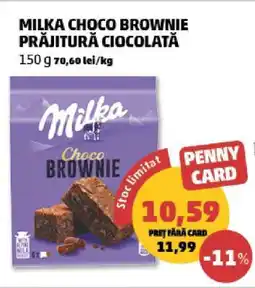 Penny MILKA CHOCO BROWNIE PRĂJITURĂ CIOCOLATĂ Ofertă