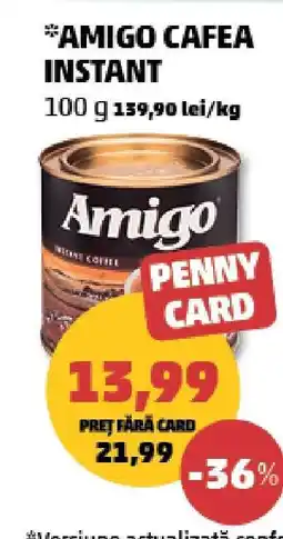 Penny AMIGO Cafea instant Ofertă