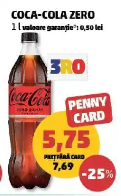 Penny Coca-Cola zero Ofertă