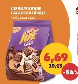 Penny JOE Napolitane Cacao Glazurate Ofertă