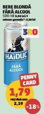 Penny Bere Blondă Fără Alcool Ofertă