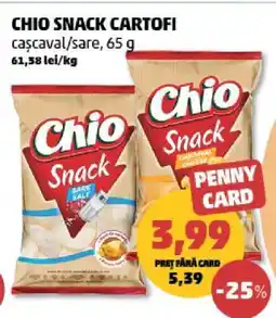 Penny CHIO SNACK CARTOFI Ofertă