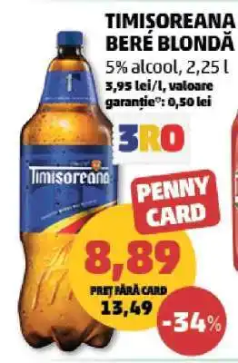 Penny TIMIŞOREANA Bere blondă Ofertă