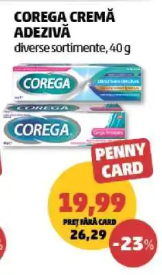 Penny COREGA CREMĂ ADEZIVĂ Ofertă