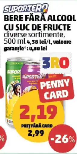 Penny BERE FĂRĂ ALCOOL CU SUC DE FRUCTE Ofertă