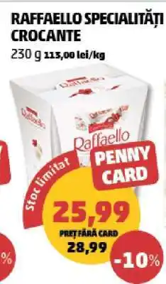 Penny RAFFAELLO SPECIALITĂȚI CROCANTE Ofertă
