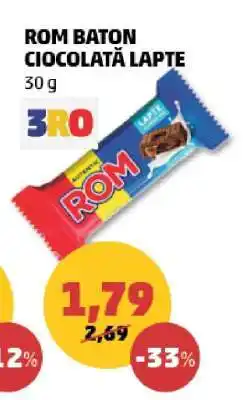Penny ROM Baton Ciocolată Lapte Ofertă