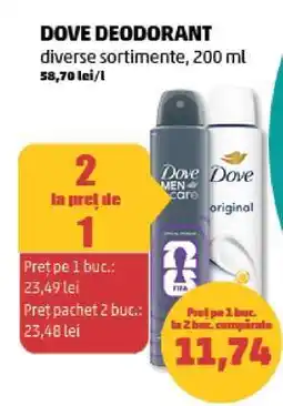 Penny Dove Deodorant Ofertă