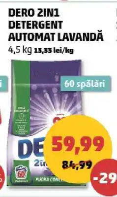 Penny DERO 2IN1 Detergent Automat Lavandă Ofertă